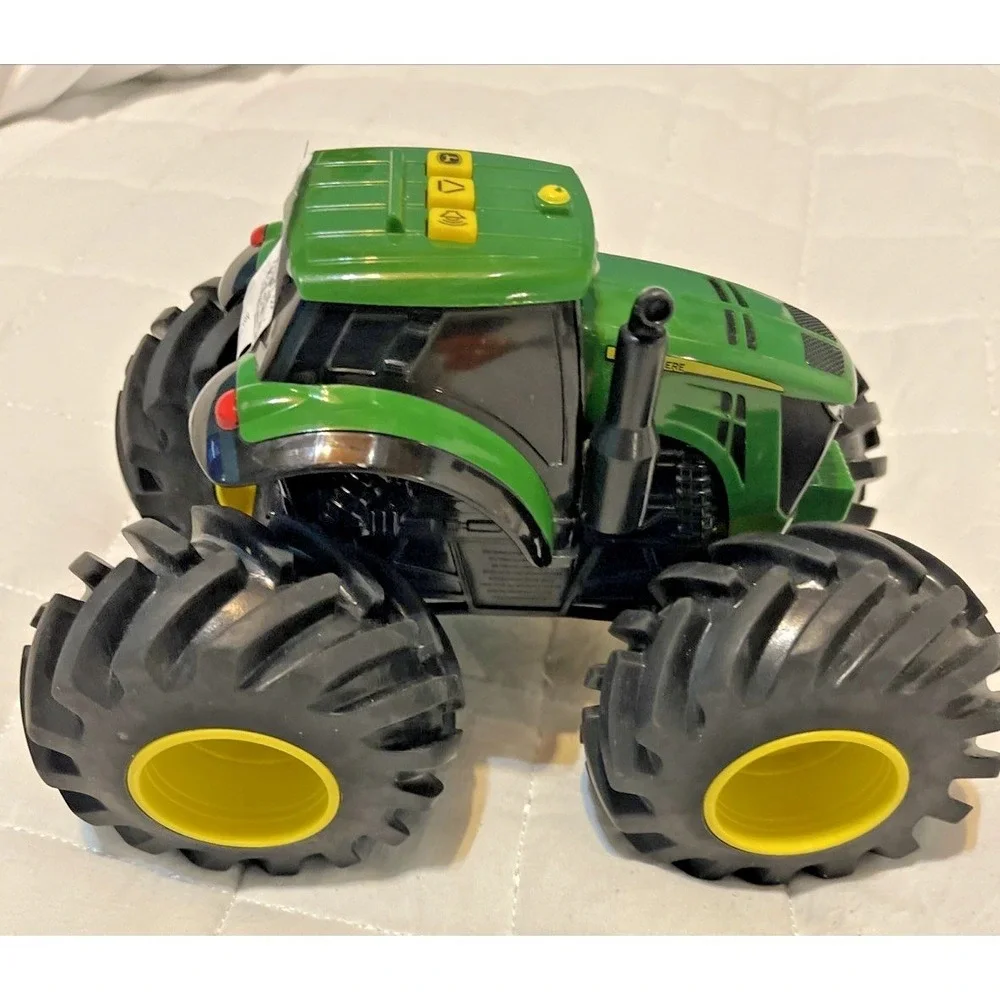 Tomy‎ John Deere Green Tractor Kids Toy Sound & Lights Tested Works